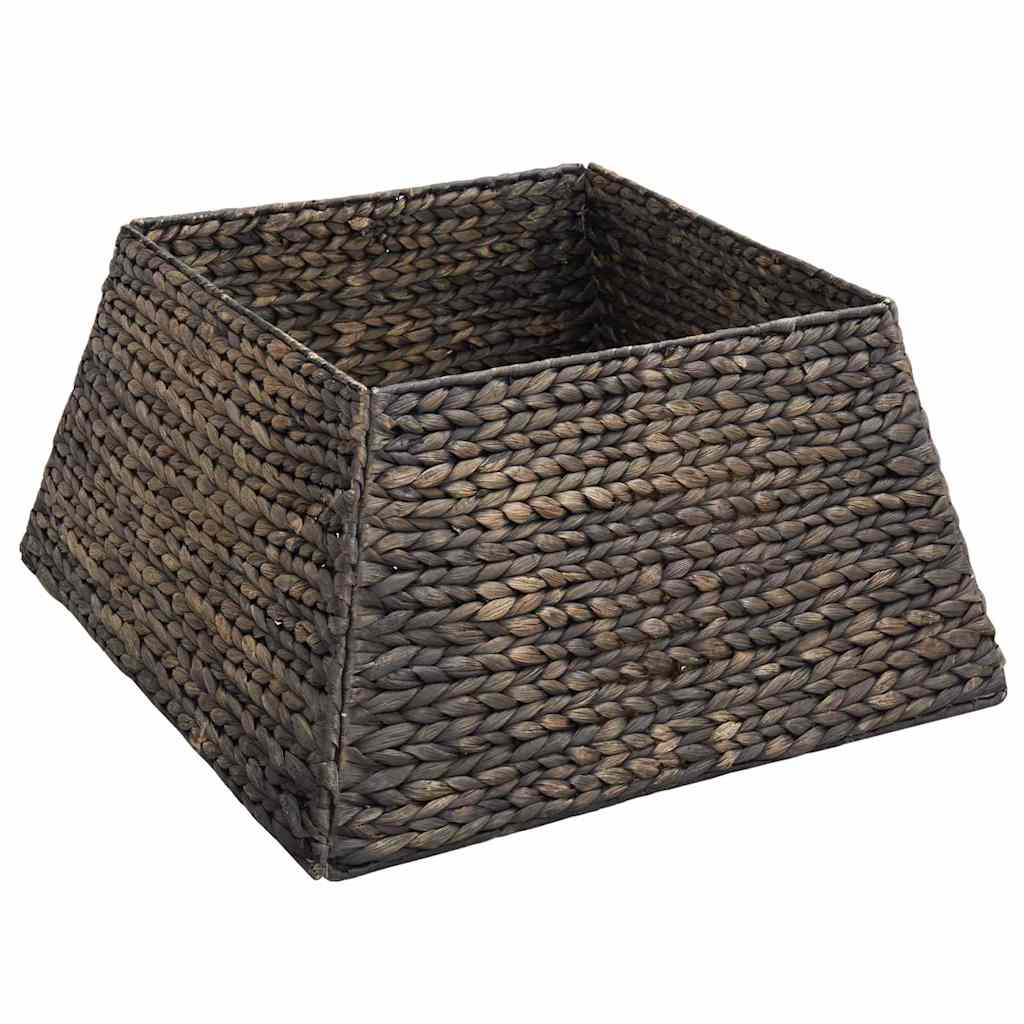 Christmas Tree Collar Black 50 x 50 x 25 cm Water Hyacinth